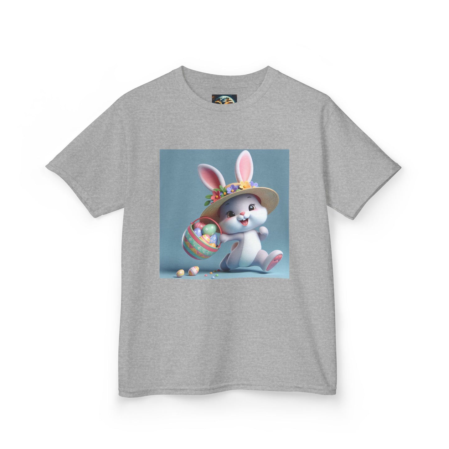 Cute Easter Bunny Kids Tee - Heavy Cotton™ T-Shirt for Spring Celebrations