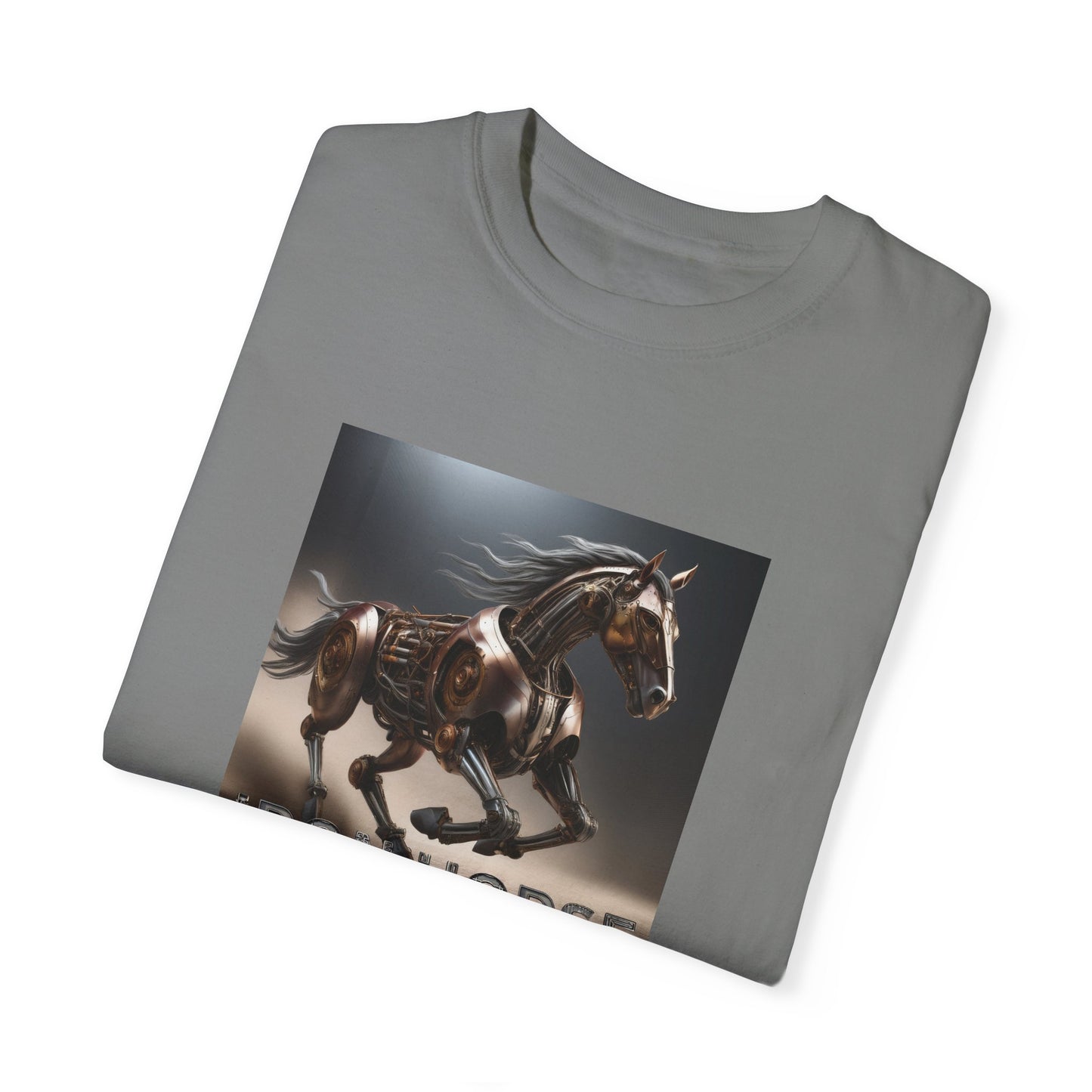 Iron Horse Unisex Garment-Dyed T-Shirt - Equestrian Vintage Style