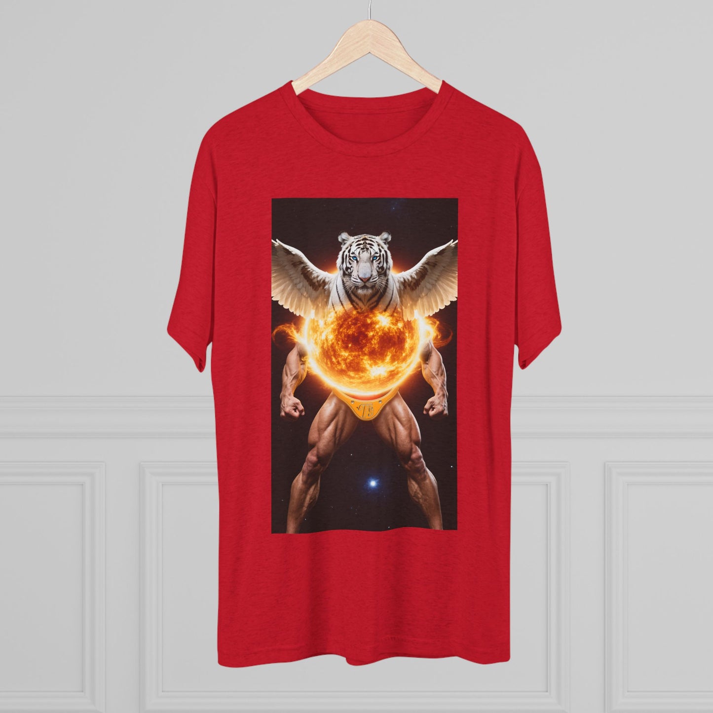 Tigga Sola Mascula Tri-Blend Unisex Crew Shirt | Perfect for Gift Giving, Casual Wear, Pet Lovers, and Wildlife Enthusiasts