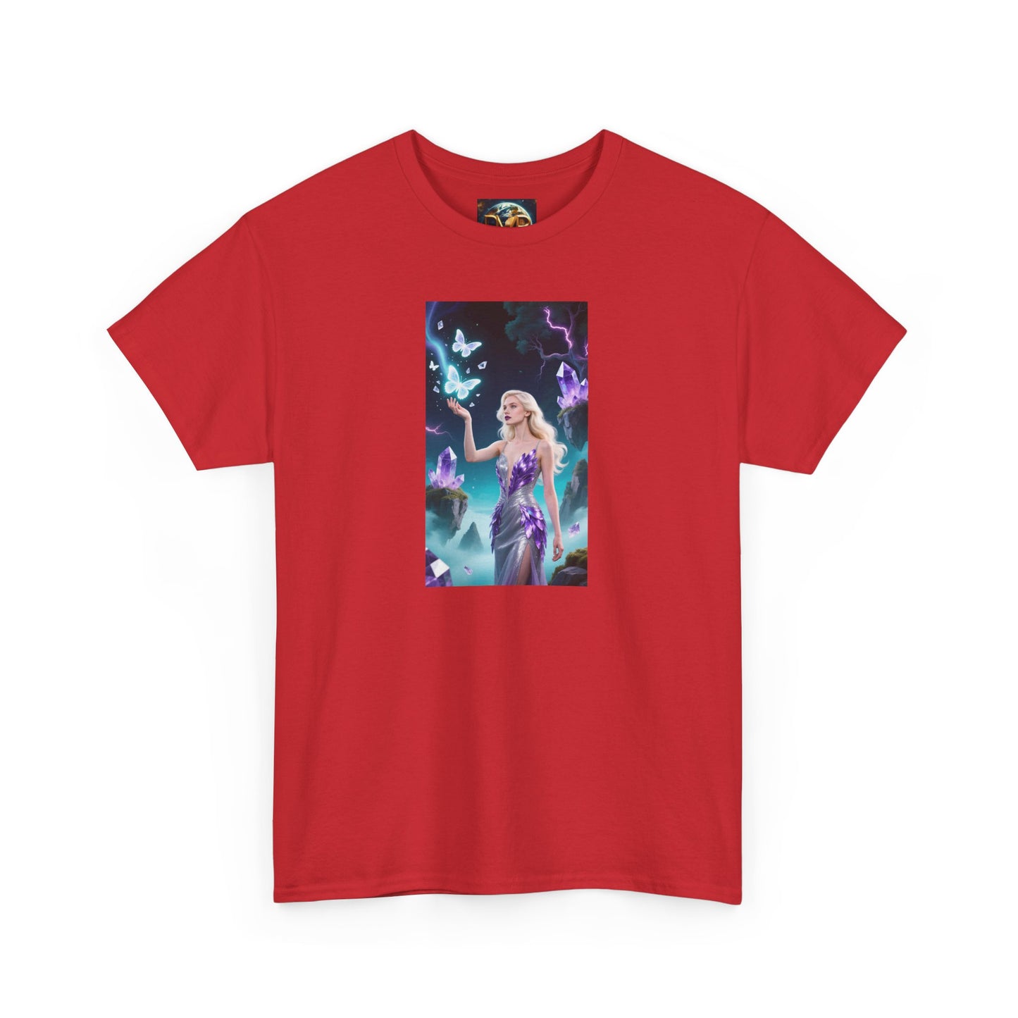 Magical Fairy Graphic Tee, Enchanted Woodland Shirt, Fantasy Apparel, Gift for Nature Lovers, Festival Wear, Unisex Cotton Tee