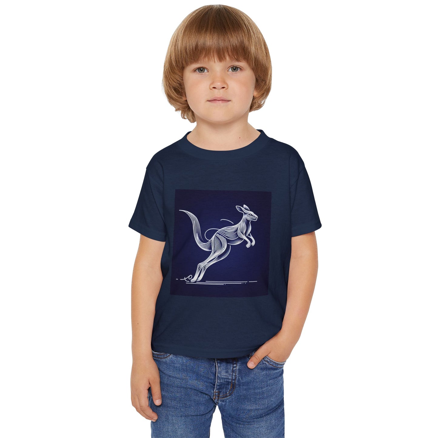 Kangaroo Design Toddler T-Shirt - Fun and Playful Kids Apparel