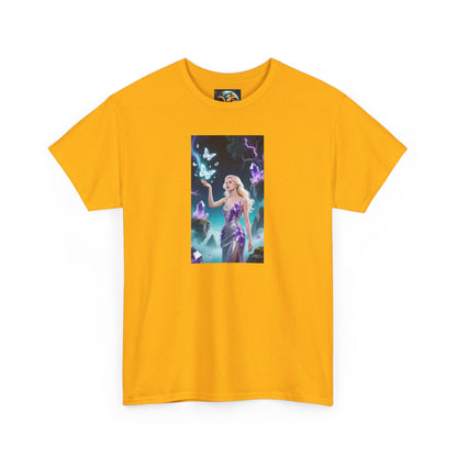 Magical Fairy Graphic Tee, Enchanted Woodland Shirt, Fantasy Apparel, Gift for Nature Lovers, Festival Wear, Unisex Cotton Tee