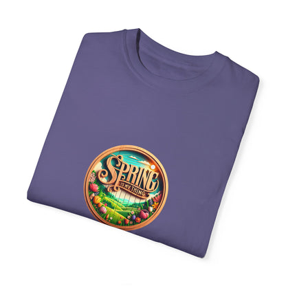 Spring Vibes Unisex Garment-Dyed T-shirt - Celebrate the Season