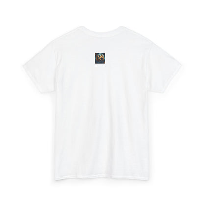 Angel Guardian Unisex Heavy Cotton Tee - Los Angeles Landscape Shirt, Holy Angel Protection, Urban Angel Tee, City Savior