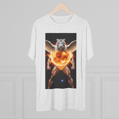 Tigga Sola Mascula Tri-Blend Unisex Crew Shirt | Perfect for Gift Giving, Casual Wear, Pet Lovers, and Wildlife Enthusiasts
