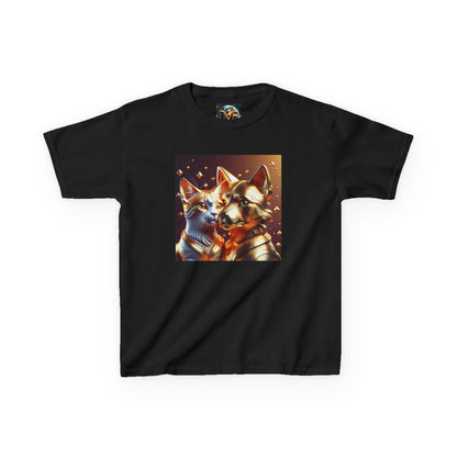 Solid Gold Cat and Dog - Heavy Cotton™ Tee for Children