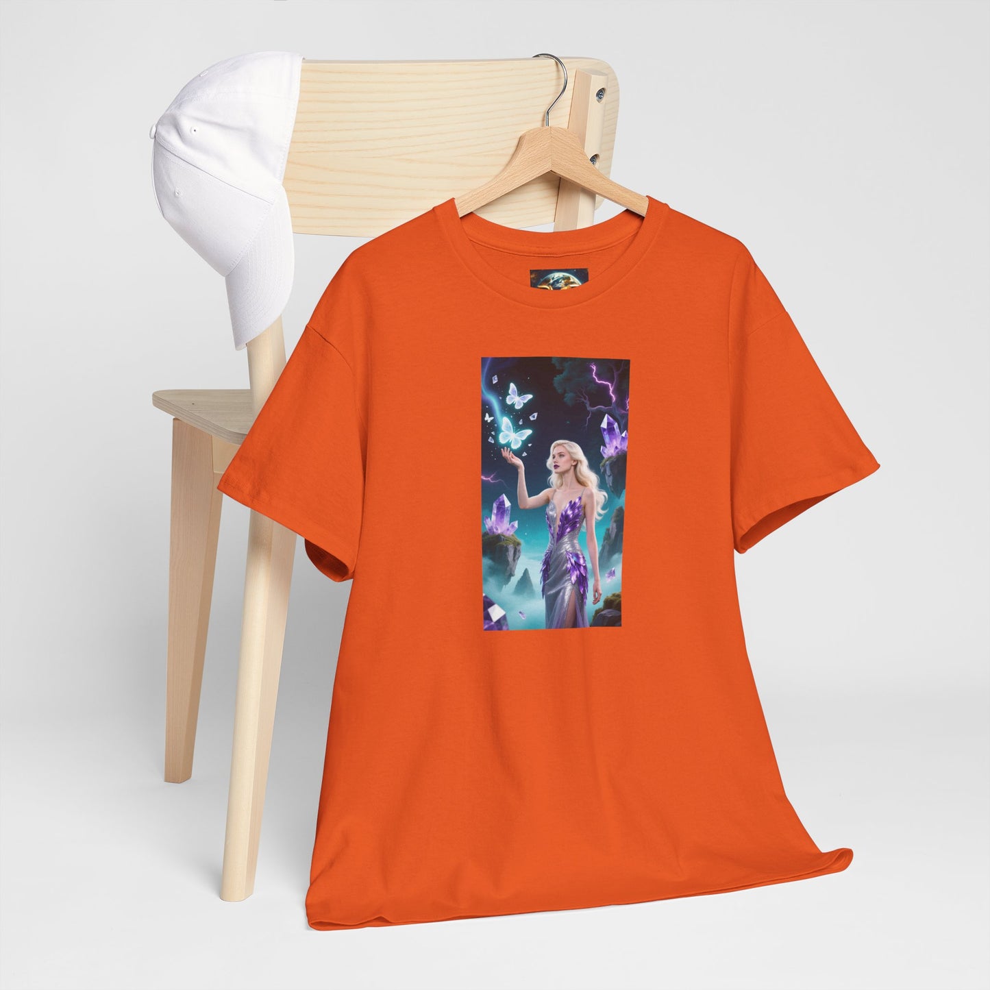 Magical Fairy Graphic Tee, Enchanted Woodland Shirt, Fantasy Apparel, Gift for Nature Lovers, Festival Wear, Unisex Cotton Tee