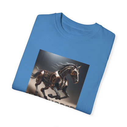 Iron Horse Unisex Garment-Dyed T-Shirt - Equestrian Vintage Style