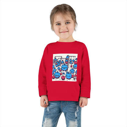 Kids Tee with Blueberries and Cherries Playground Design