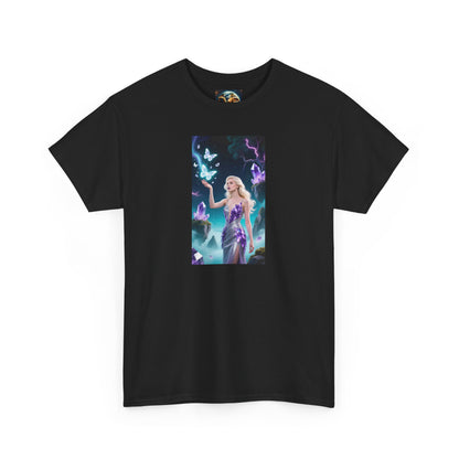 Magical Fairy Graphic Tee, Enchanted Woodland Shirt, Fantasy Apparel, Gift for Nature Lovers, Festival Wear, Unisex Cotton Tee