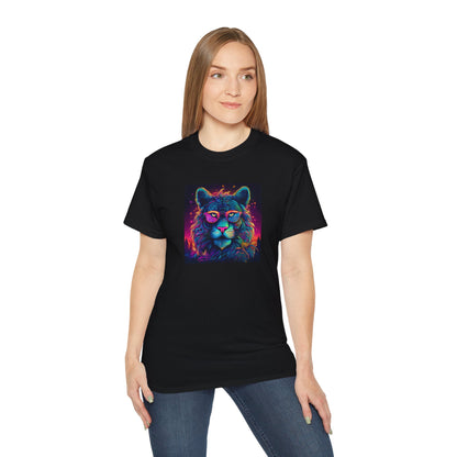 90's Style Colorful Lion Graphic Ultra Cotton Tee - Vibrant and Fun Wear