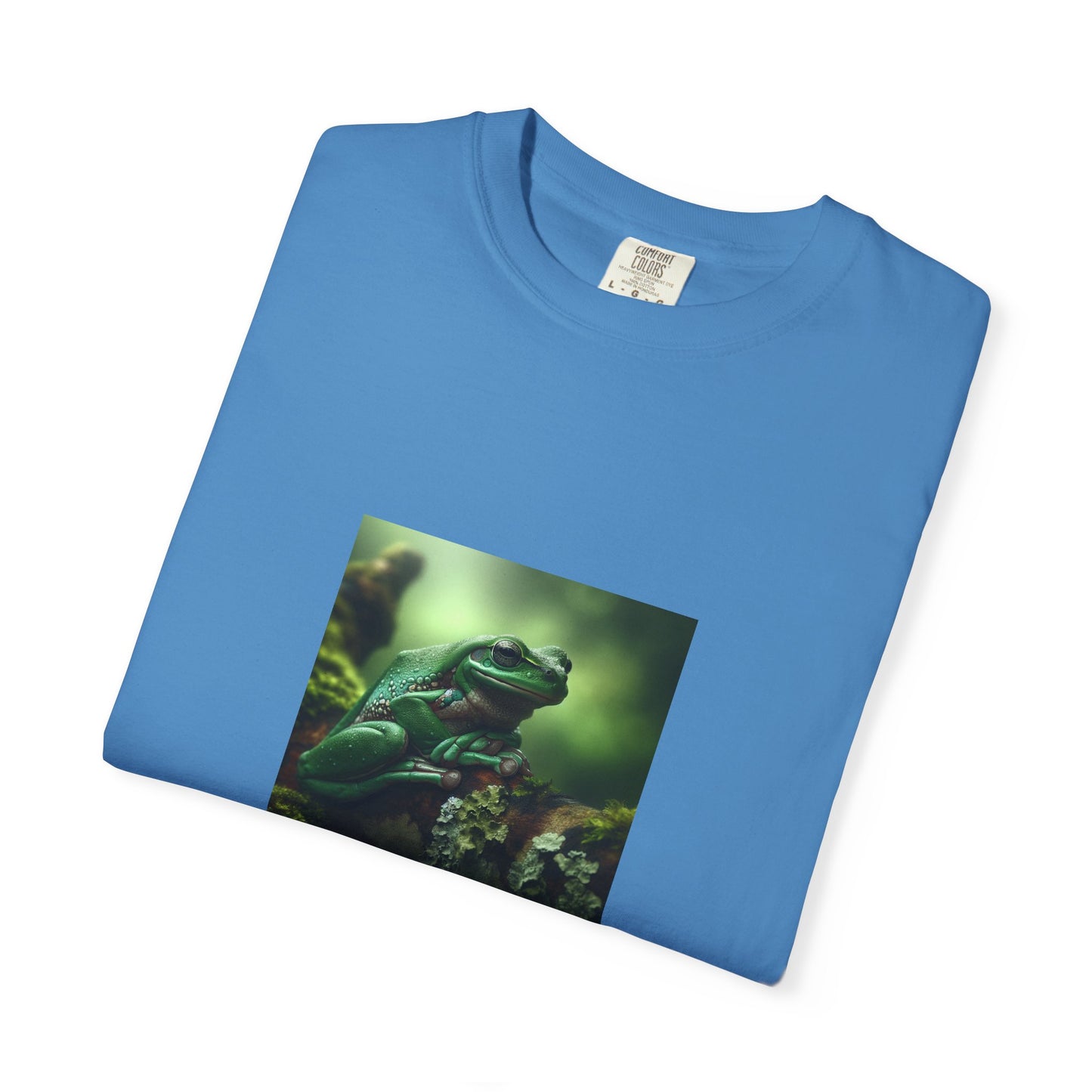 Green Tree Frog Unisex Garment-Dyed T-shirt