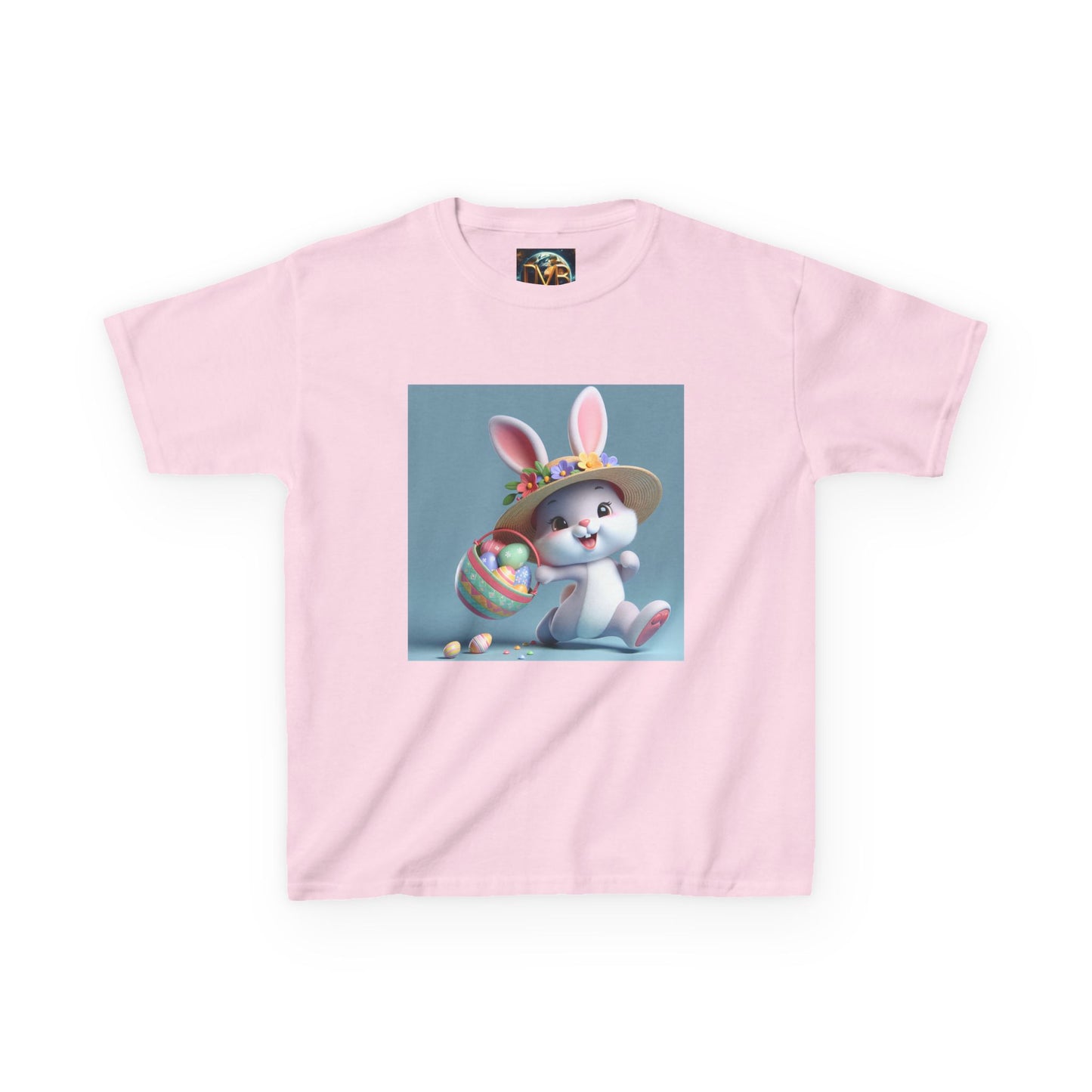 Cute Easter Bunny Kids Tee - Heavy Cotton™ T-Shirt for Spring Celebrations