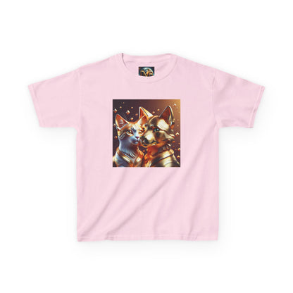 Solid Gold Cat and Dog - Heavy Cotton™ Tee for Children