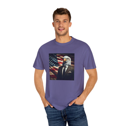 USA Means Business! Unisex Garment-Dyed Tee for Independence Day