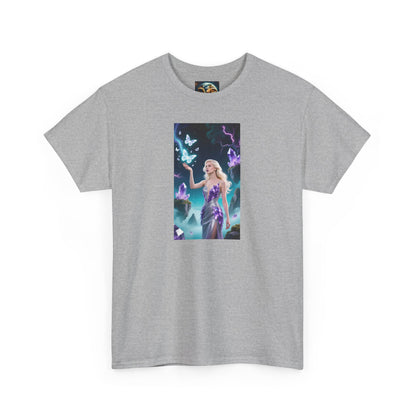 Magical Fairy Graphic Tee, Enchanted Woodland Shirt, Fantasy Apparel, Gift for Nature Lovers, Festival Wear, Unisex Cotton Tee