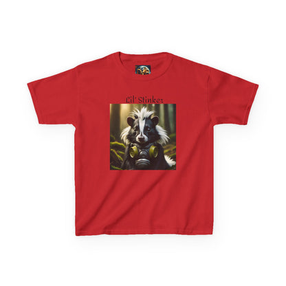 Kids Tee, Little Stinker Skunk Gas Mask Funny T-Shirt for Boys and Girls, Children's Clothing, Animal Lover Gift, Cute Kids