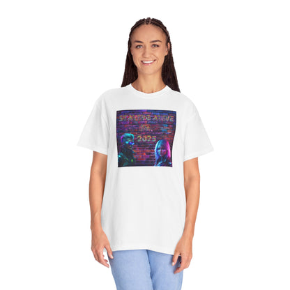 Staying Alive in 2025 Cyperpunk Graffiti