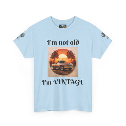 Vintage Vibes Unisex Heavy Cotton Tee - I'm Not Old, I'm VINTAGE