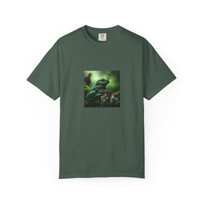 Green Tree Frog Unisex Garment-Dyed T-shirt