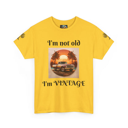Vintage Vibes Unisex Heavy Cotton Tee - I'm Not Old, I'm VINTAGE
