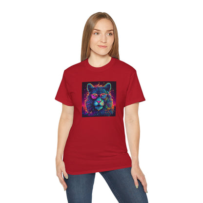 90's Style Colorful Lion Graphic Ultra Cotton Tee - Vibrant and Fun Wear