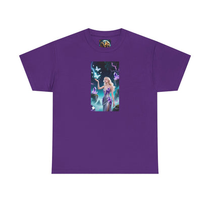 Magical Fairy Graphic Tee, Enchanted Woodland Shirt, Fantasy Apparel, Gift for Nature Lovers, Festival Wear, Unisex Cotton Tee