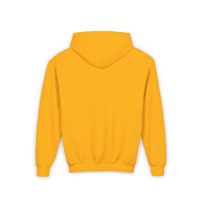 Youth Superhero Heavy Blend Hoodie - Fun & Cozy Design for Kids