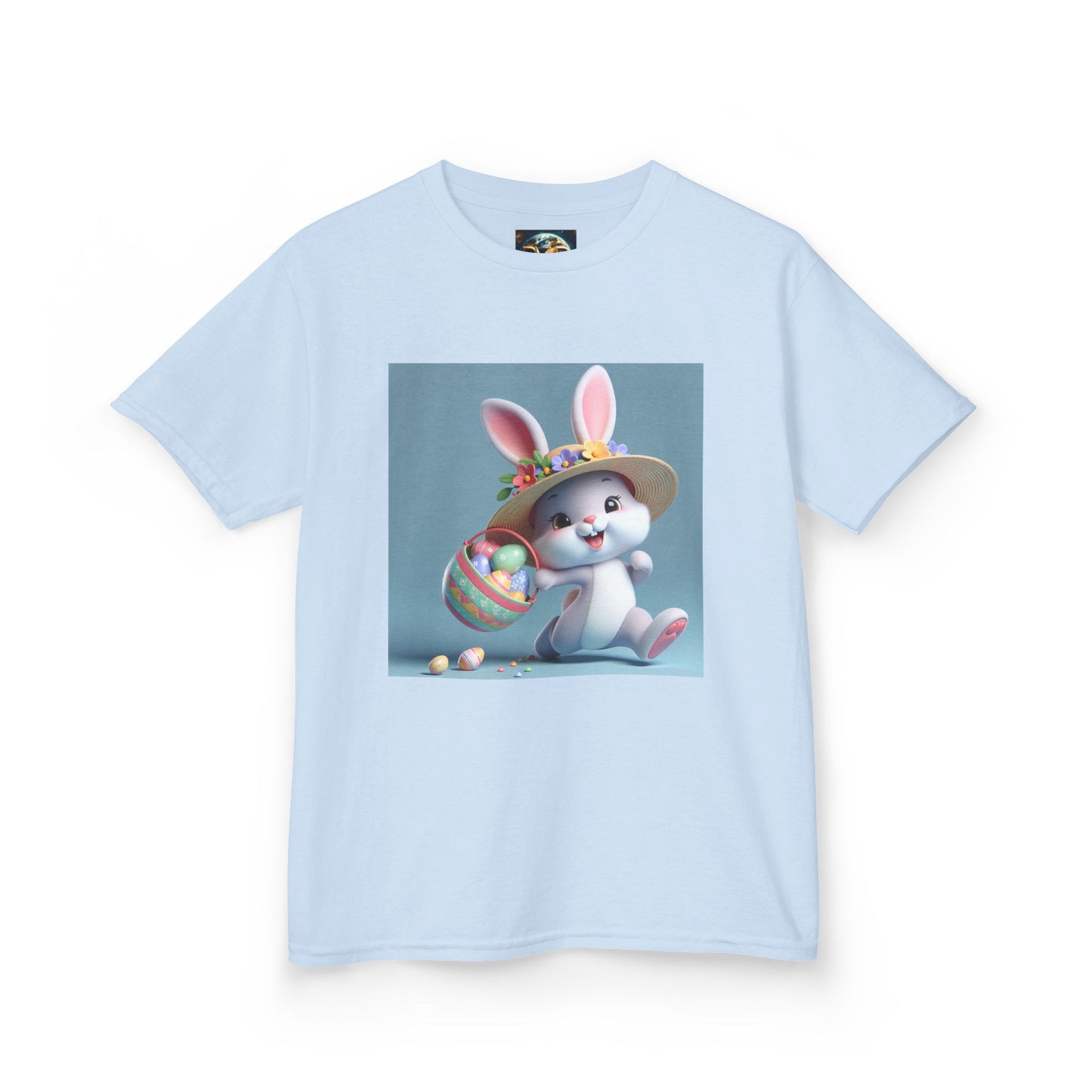 Cute Easter Bunny Kids Tee - Heavy Cotton™ T-Shirt for Spring Celebrations