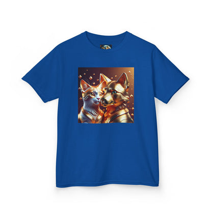 Solid Gold Cat and Dog - Heavy Cotton™ Tee for Children