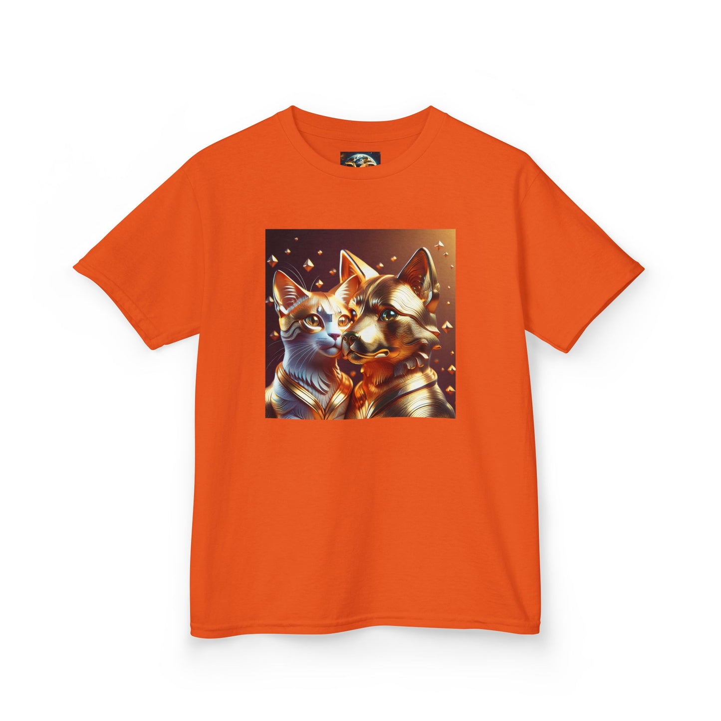 Solid Gold Cat and Dog - Heavy Cotton™ Tee for Children