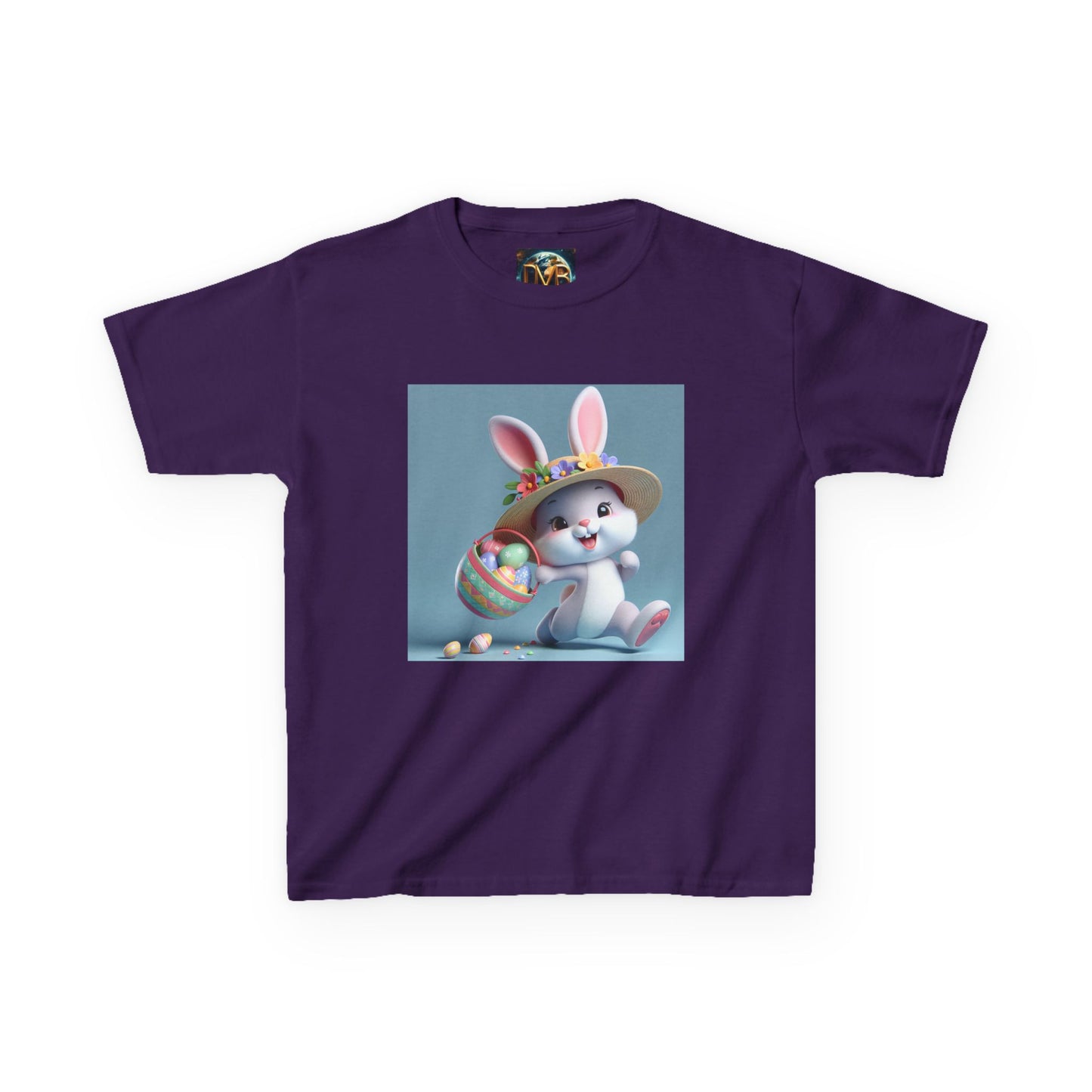 Cute Easter Bunny Kids Tee - Heavy Cotton™ T-Shirt for Spring Celebrations