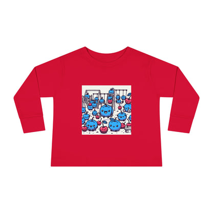 Kids Tee with Blueberries and Cherries Playground Design