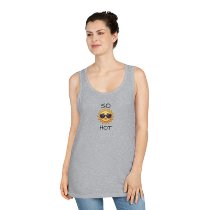 So Hot Sun Graphic Unisex Tank Top - Summer Vibes Apparel